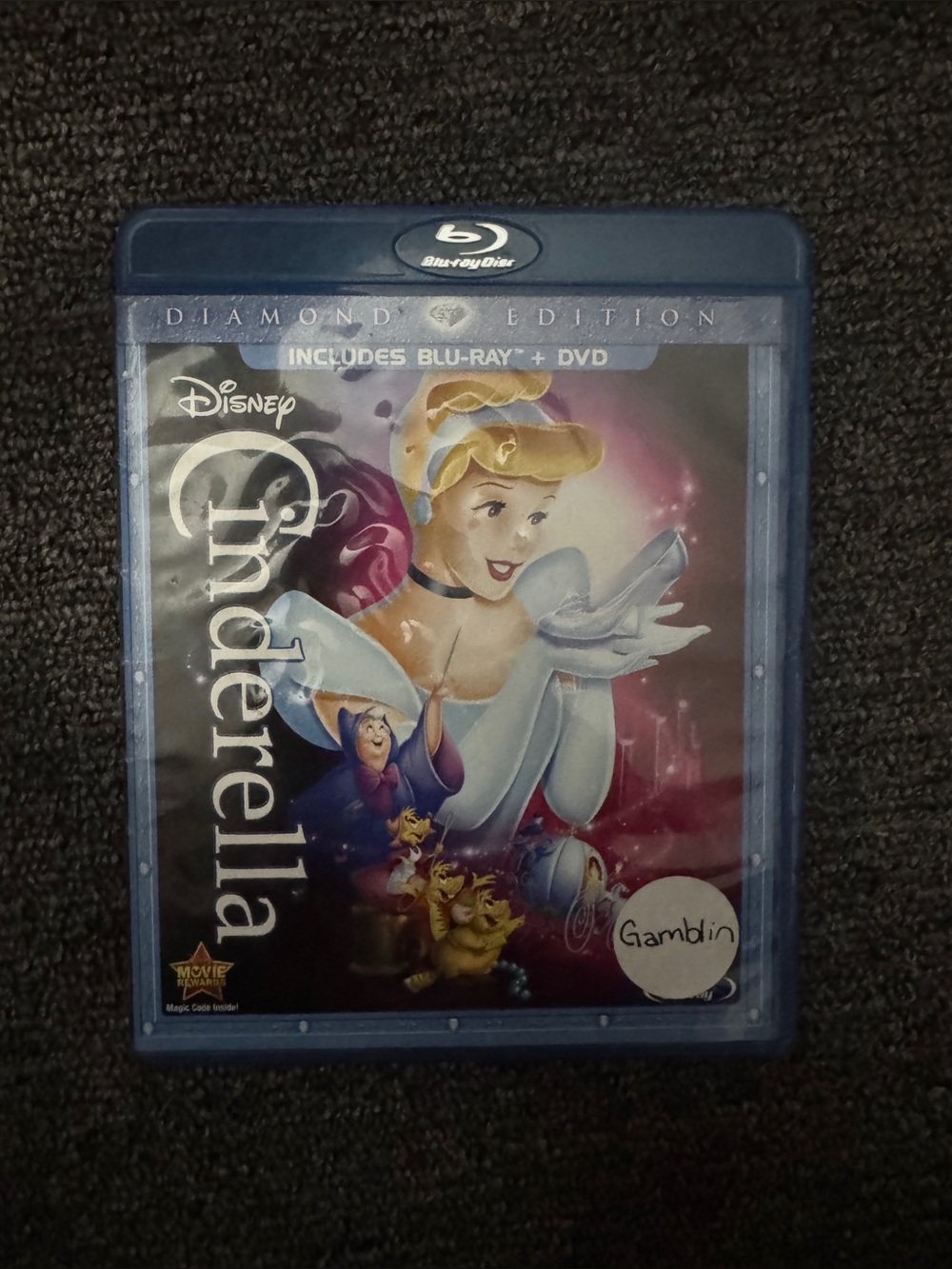 Disney Cinderella Diamond Edition Blu-ray + DVD